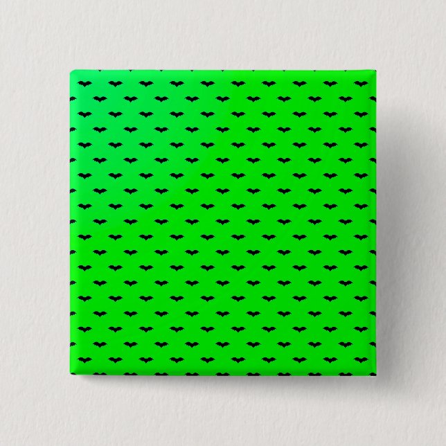 Tiny Bats Green Button (Vorderseite)