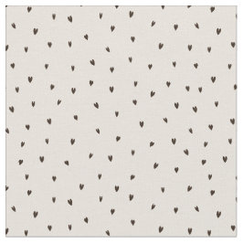 Tiny Black Hearts on Light Stoff