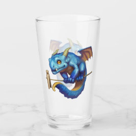 Tiny Blue Dragon Glas