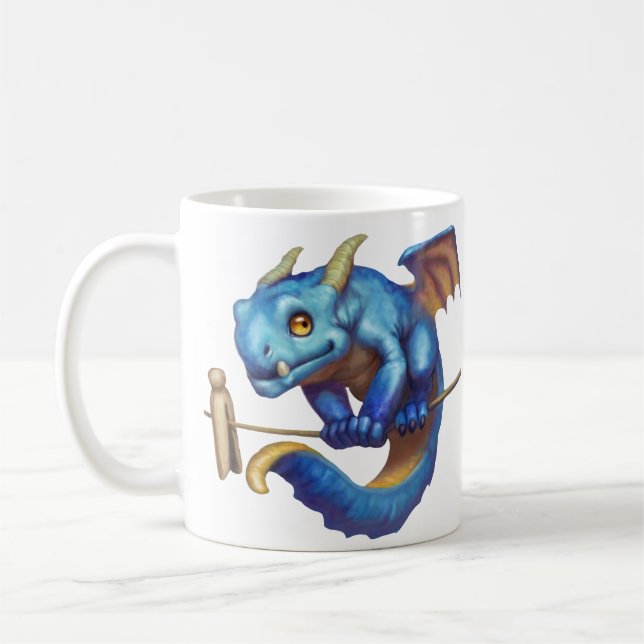 Tiny Blue Dragon Kaffeetasse (Links)