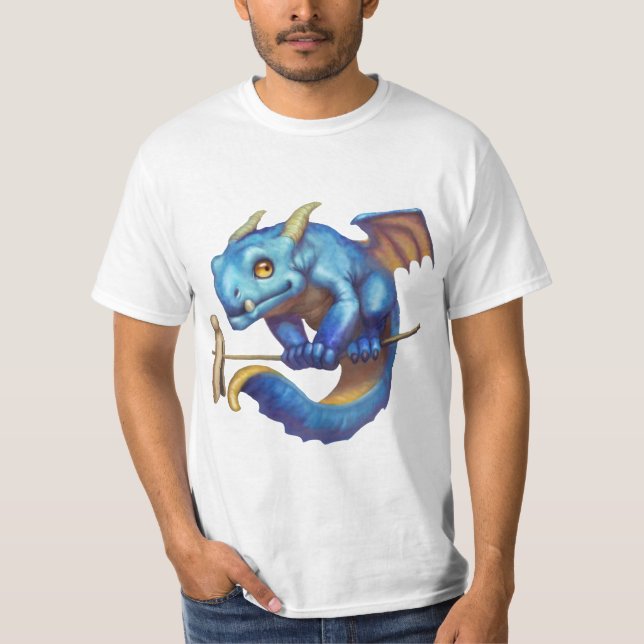 Tiny Blue Dragon T-Shirt (Vorderseite)