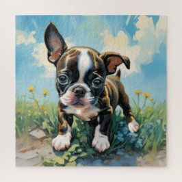 Tiny Boston Terrier Welpe, viele Größen,