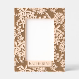 Tiny Bouquet Blume Geätzte Rahmen