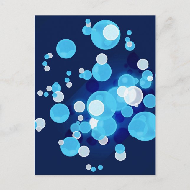 Tiny Bubbles Postkarte (Vorderseite)