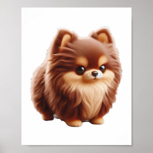 Tiny but Mighty - Chihuahua Attitude T - Shirt Poster