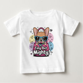 Tiny but Mighty Chihuahua  Keychains & Lanyards Baby T-shirt