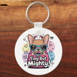 Tiny but Mighty Chihuahua  Keychains & Lanyards Schlüsselanhänger