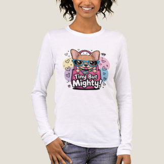 Tiny but Mighty Chihuahua T-Shirt Tri-Blend Shirt