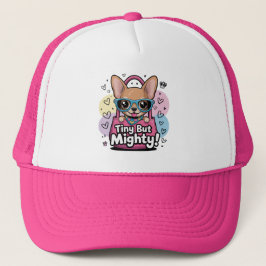 Tiny but Mighty Chihuahua  Women's Hoodies & Sweat Truckerkappe
