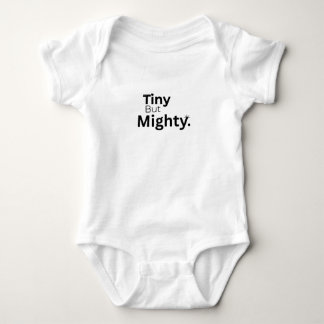 “Tiny But Mighty.” Empowering Minimalist Baby Body Strampler