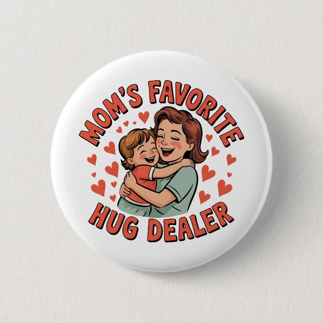 Tiny Button, Big Liebe - Feiern Sie den Zauberhut  Button (Vorderseite)