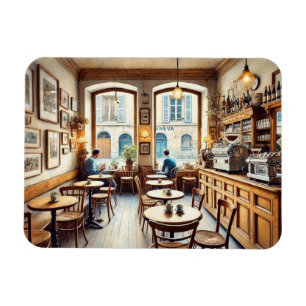 Tiny Coffeeshop in Genf Schweiz Magnet
