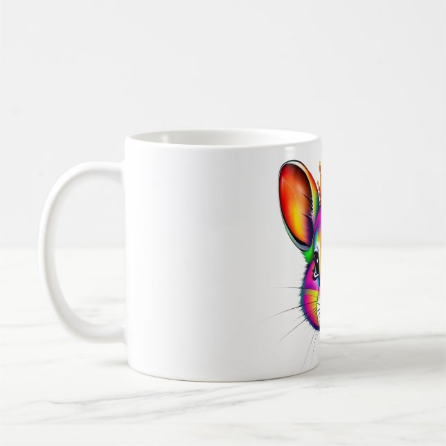 Tiny Crown Jerboa Head T-Shirt Kaffeetasse (Links)
