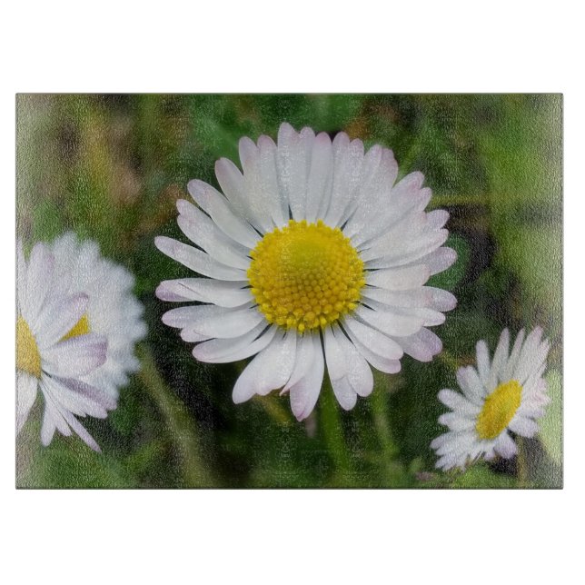 Tiny Daisies Schneidebrett (Vorderseite)