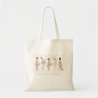 Tiny Dancer Ballerina Pink Girls Birthday Tragetasche