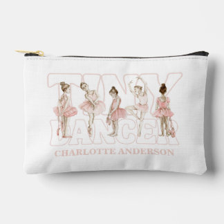 Tiny Dancer Ballerina Pink Girls Birthday Zubehörtasche