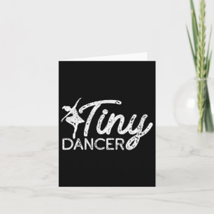 Tiny Dancer Niedlich Dance Boys Girls Salsa Ballet Karte