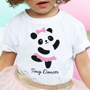 Tiny Dancer Panda Ballerina T - Shirt