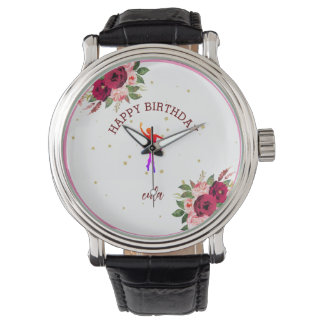 Tiny Dancer Pink Blumenballett Geburtstagsparty Ke Armbanduhr