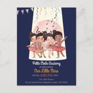 Tiny Dancers Erwägungsgrund Einladung - Custom Stu Postkarte
