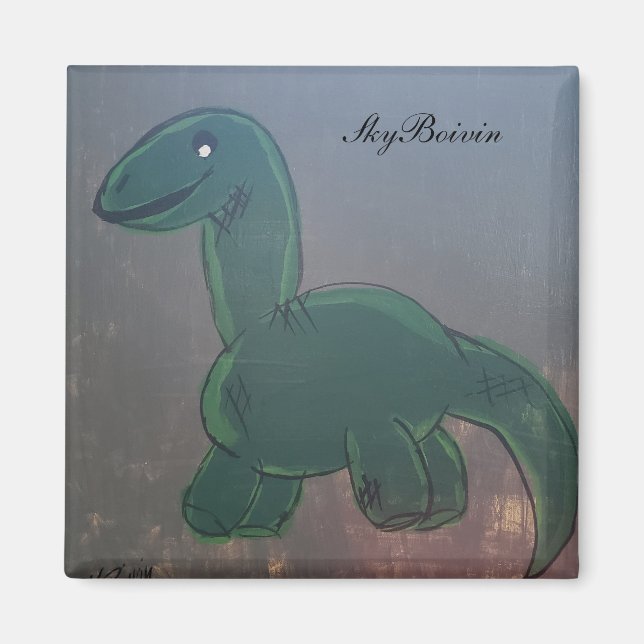 Tiny der Dinosaurier Magnet (Vorne)