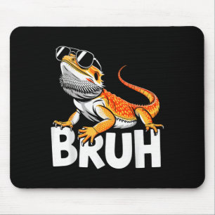 Tiny Dinosaur Bruh Bearded Dragon Lover Weihnachte Mousepad