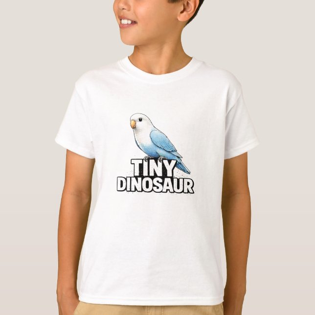 Tiny Dinosaur Lovebird T-Shirt (Vorderseite)