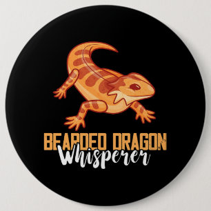 Tiny Dinosaur Whisperer Pet Reptile Lover Bart Button