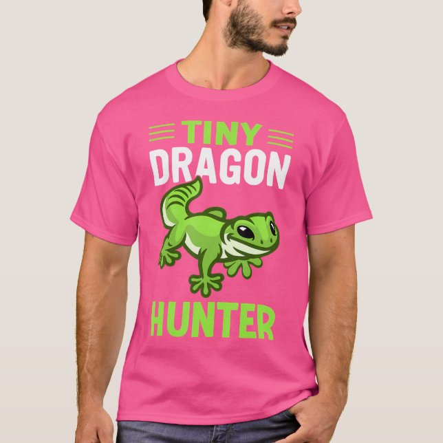 Tiny Dragon Hunter I Gecko T-Shirt (Vorderseite)
