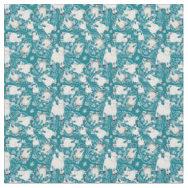 TINY DRINT für Masken Aquamarine Niedliche Weiße Z Stoff