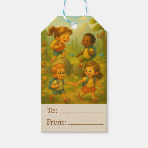 Tiny Explorers-To/From Adventure Tag für Kinder Geschenkanhänger