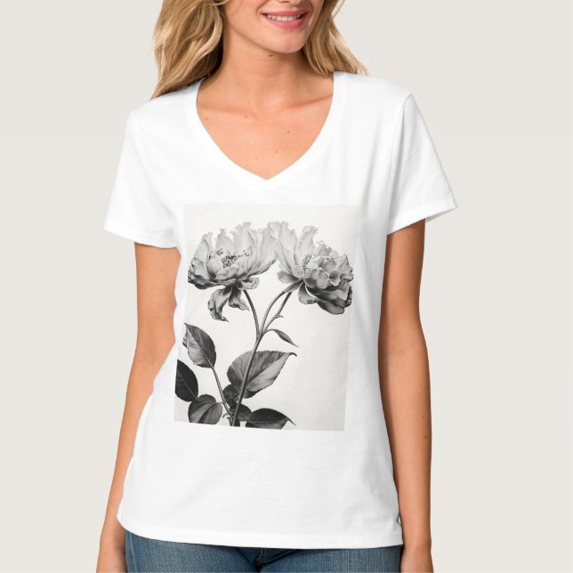 Tiny Fairy in einem verzauberten Garten T-Shirt (Vorderseite)