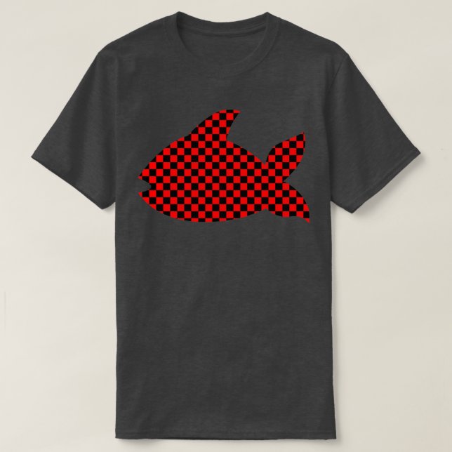 Tiny fishes pattern T-Shirt (Design vorne)
