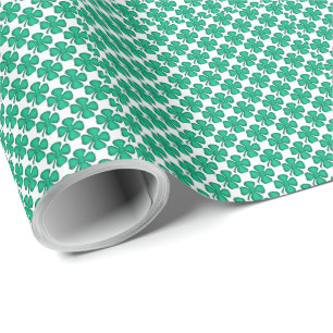 Tiny Four leaf Clovers mattes Packpapier