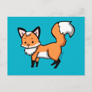 Tiny Fox Postcard Postkarte