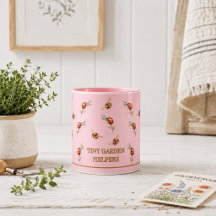 Tiny Garden Helpers Rosa Marienkäfer-Tasse