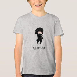 Tiny Happy Ninja - Big Brother Tri-Blend Shirt