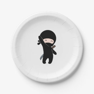 Tiny Happy Ninja Pappteller
