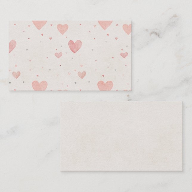 Tiny Hearts Enclosure Card Begleitkarte (Vorne/Hinten)