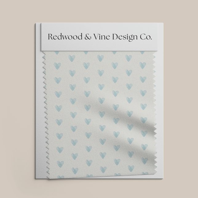 Tiny Hearts Muster | Blasses Aquamarin Aqua Stoff (Von Creator hochgeladen)