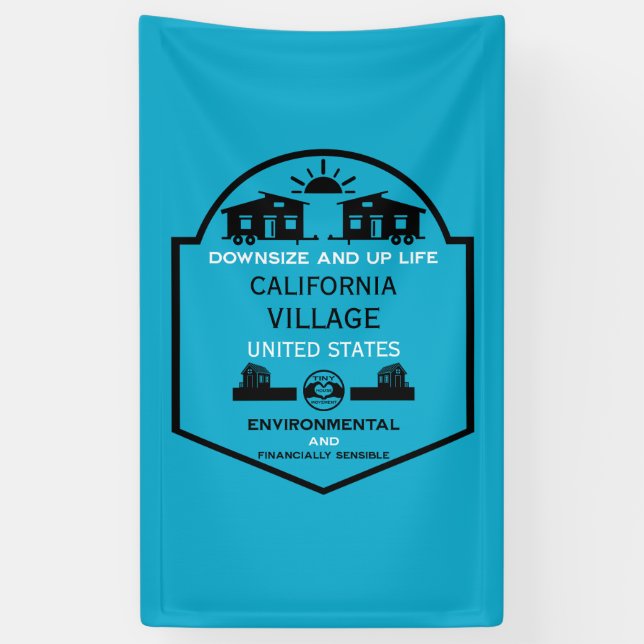 Tiny House Communities bearbeitbar Banner (Vertikal)