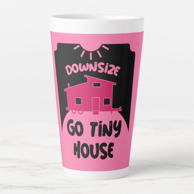 Tiny House Living - Tiny Zuhause Milchtasse (Vorderseite)