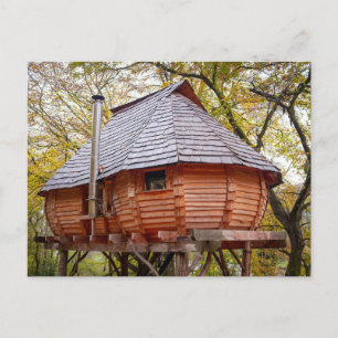 TINY HOUSE RUSTIC CABIN POSTCARDS POSTKARTE