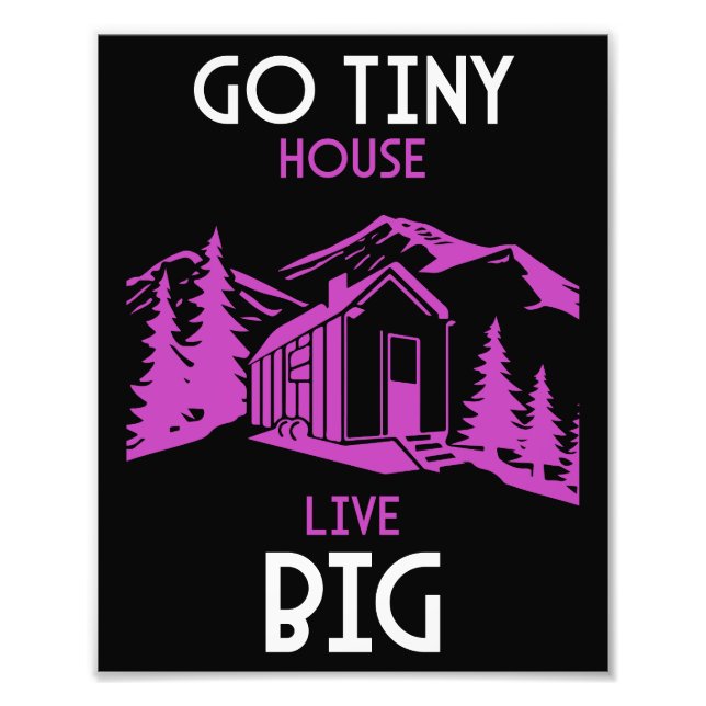 Tiny House Wohngestaltung Fotodruck (Vorne)