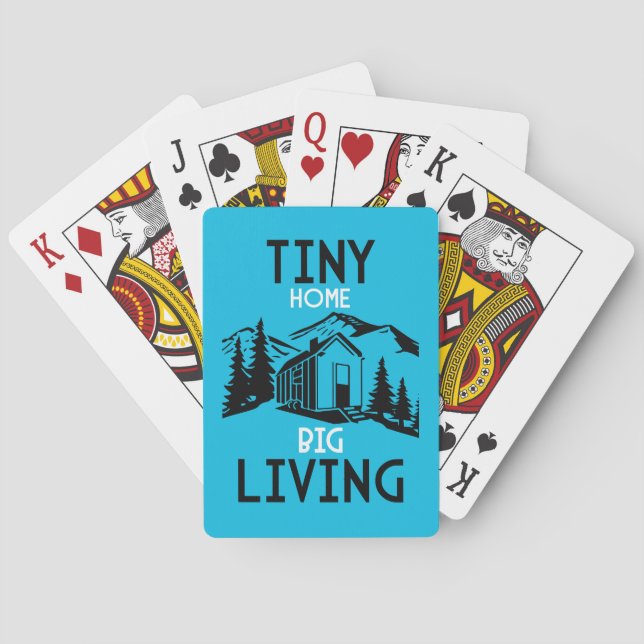 Tiny House Wohngestaltung Spielkarten (Rückseite)