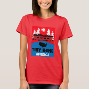 Tiny House Zuhause America T-Shirt