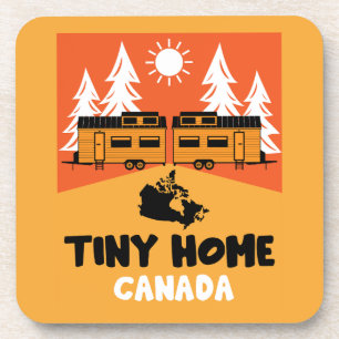 Tiny House Zuhause Canada Getränkeuntersetzer