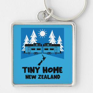 Tiny House Zuhause Neuseeland Schlüsselanhänger