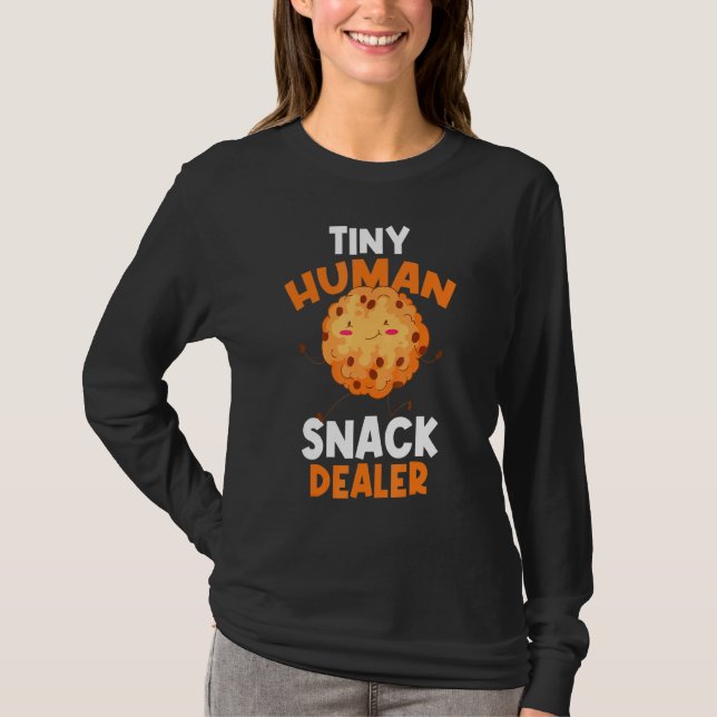Tiny Human Snack Dealer T-Shirt (Vorderseite)