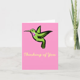 Tiny Hummingbird Karte